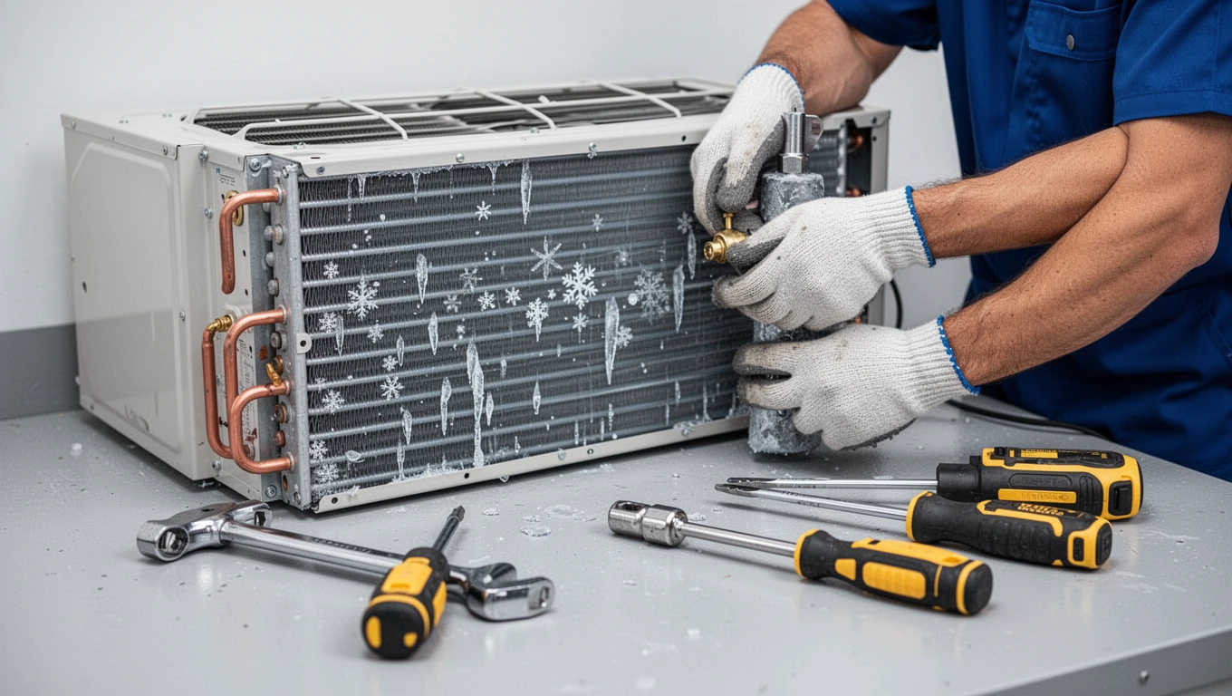 Frozen AC Coil Repair
